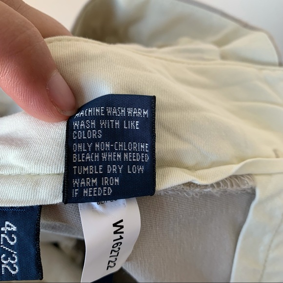 Polo by Ralph Lauren NWT Dead Stock Preston Pant Khaki 100% Cotton Size 42 x 32 - Picture 9 of 9